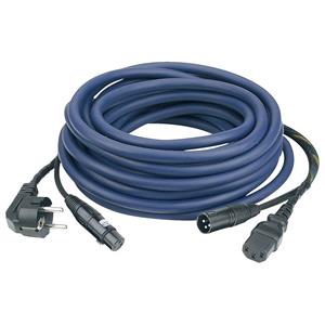 DAP FP0810 Kaltgerätestecker - XLR Kombi-Kabel, 10 m