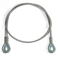 Adam Hall S42100 Safety Cable, 4 mm, 1-metre