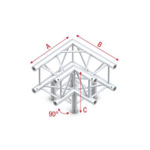 Showtec DQ22 Decotruss 012 3-weg hoek 90g