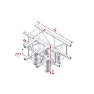 FQ30-020 truss T-stuk + omlaag