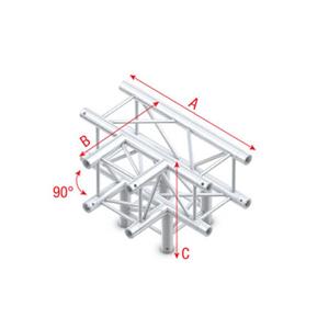 PQ30-020 truss T-stuk + omlaag