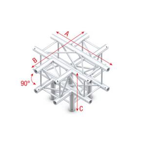 Showtec GQ30-024 5-weg truss koppelstuk