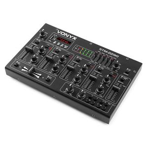 SkyTec STM2290 8-Kanaals Mixer Geluidseffecten SD/USB/MP3/BT