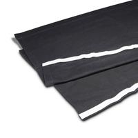 zwart podiumrok met klittenband 100cm x 2m