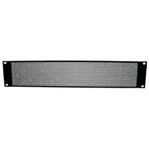 Adam Hall 87222VR 19-inch steel ventilation plate with round holes, 2U