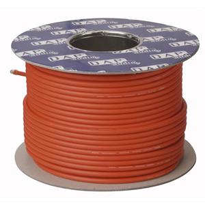 DAP MC-226R microfoon kabel rood, dubbele isolatie, 100 meter op rol