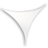 Showtec Stretch Shape Triangle Sheet, 250 x 125 cm, DIN 4102 B1 (White)