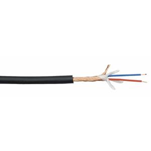 DAP MC-216B microfoon kabel zwart, 100 meter op rol