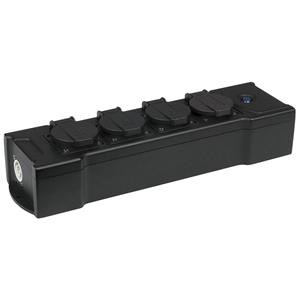 Showtec PowerBOX 4 - 4-weg Schuko verdeelblok met een Powercon ingang