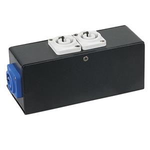 Showtec Powerport 3, Powercon in - 3 x Powercon uit