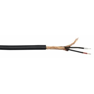 DAP MC-226B microfoon kabel zwart, dubbele isolatie, 100 meter op rol