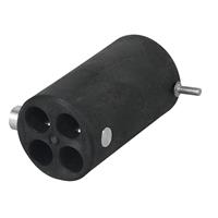 Showtec Pipe & Drape 4-Punkt-Konnektor 35 mm, schwarz
