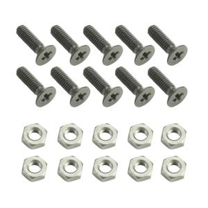 Adam Hall M3x10mm boutje met moer (10 stuks)