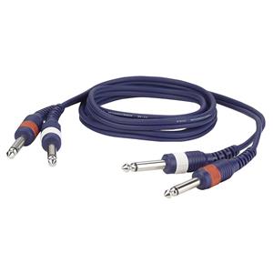 DAP FL22150 Instrumentenkabel 2x Klinke male - 2x Klinke male, 1,50 Meter