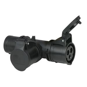 Showtec 3-pins CEE T-stuk - IP44