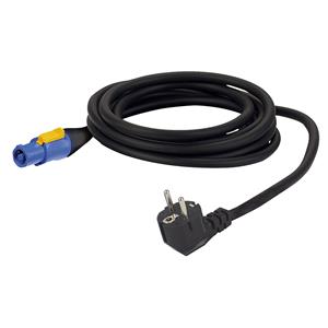 Showtec Schuko - Powercon kabel, 3 meter, 3 x 2,5mm2