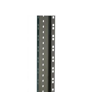 Adam Hall 61552BLK heavy duty double rack strip, 45U, black