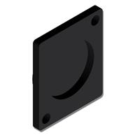 Procab VCD10 Blindplaatjes voor D-hole (10 stuks)