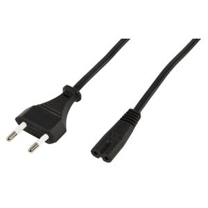 Valueline Eurokabel met 8-vormige plug 1,5/2,5m