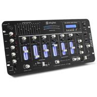 STM-3007 6-Kanaals 19 inch mixer met SD/USB/MP3/LED/Bluetooth