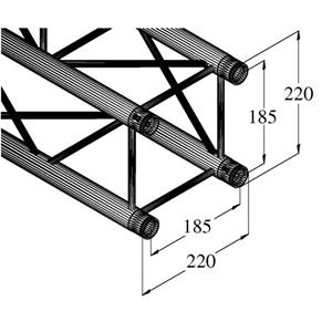 ALUTRUSS DECOLOCK DQ4-1000 4-Way Cross Beam