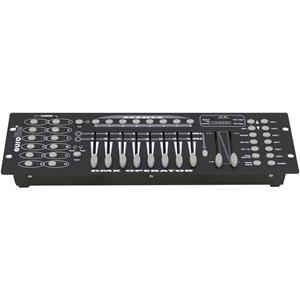 eurolite DMX Operator 192 DMX Controller 16-Kanal 19 Zoll-Bauform, Musiksteuerung