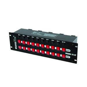 Eurolite Board 10-ST 10 Kanal Schaltpanel für 19 Zoll Racks