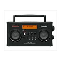 Sangean DPR-26 BT Transistorradio DAB+, VHF (FM) AUX, Bluetooth Acculaadfunctie Zwart