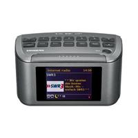 sangean Internet Tischradio DAB+, UKW AUX, DLNA, Internetradio, USB Grau