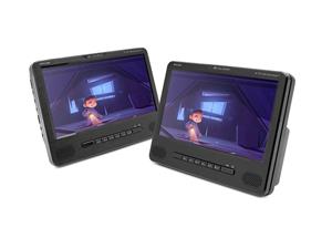 caliberaudiotechnology Kopfstützen DVD-Player mit 2 Monitoren Bilddiagonale=22.86cm (8 Zol