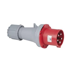 PCE 5-polige CEE male connector 63A - IP44 (rood)