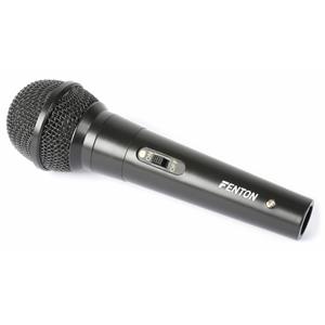 fenton Zwarte dynamische microfoon voor o.a. karaoke en DJ's