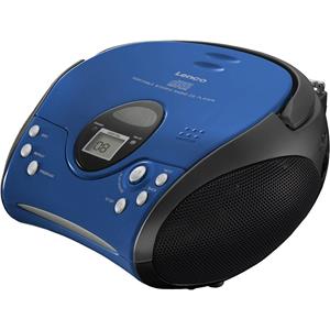 SCD-24 Draagbare Radio CD Speler Blauw/Zwart