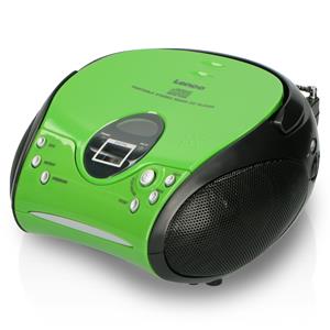 Lenco SCD-24 green/black - Portable radio/recorder SCD-24 green/black