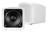 OMNITRONIC OD-2 Wall Speaker 8Ohms white 2x