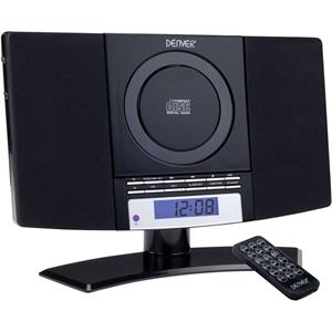 Minianlage Wecker CD-Player MP3 Radio Denver MC-5220 schwarz