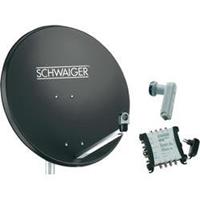 Satellietset zonder receiver Schwaiger antraciet Aantal gebruikers: 8
