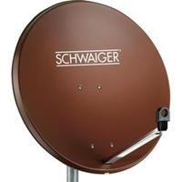 schwaiger SAT Antenne 80cm Reflektormaterial: Stahl Ziegel-Rot