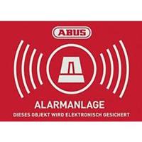 ABUS AU1423 Warnaufkleber Alarmanlage Sprachen Deutsch (B x H) 74mm x 52.5mm Y564661