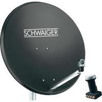 schwaiger SAT-Anlage ohne Receiver Teilnehmer-Anzahl 4