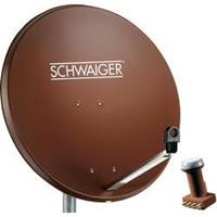 schwaiger SAT-Anlage ohne Receiver Teilnehmer-Anzahl 4