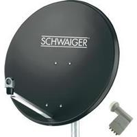 schwaiger SAT-Anlage ohne Receiver Teilnehmer-Anzahl 4 80cm