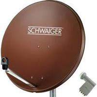 schwaiger SAT-Anlage ohne Receiver Teilnehmer-Anzahl 4 80cm