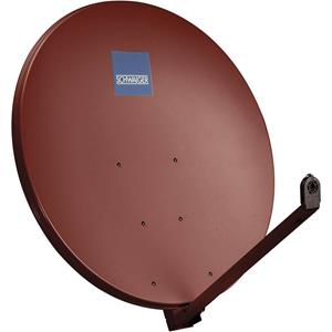 schwaiger SPI1000.2 SAT Antenne 97cm Reflektormaterial: Aluminium Ziegel-Rot