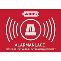 ABUS AU1422 Warnaufkleber Alarmanlage Sprachen Deutsch (B x H) 148mm x 105mm Y564641