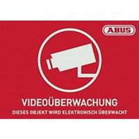 ABUS AU1420 Warnaufkleber Videoüberwachung Sprachen Deutsch (B x H) 148mm x 105mm Y564631
