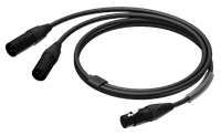 procab PRA735/1.5 verloopkabel met Neutrik connectors 150cm