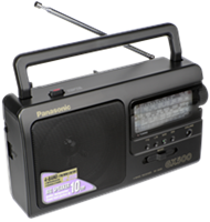 Panasonic Deutsch.CE Portable Radio RF3500E9K sw