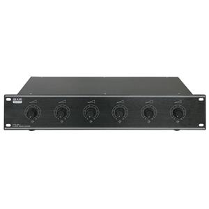 Dapaudio DAP VCR-650 19" Volumecontroller, 6 x 50 Watt