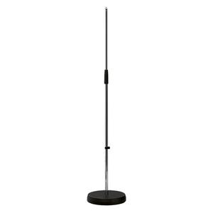 k&m 260 Microfoonstatief zonder hengel met ronde voet nikkel